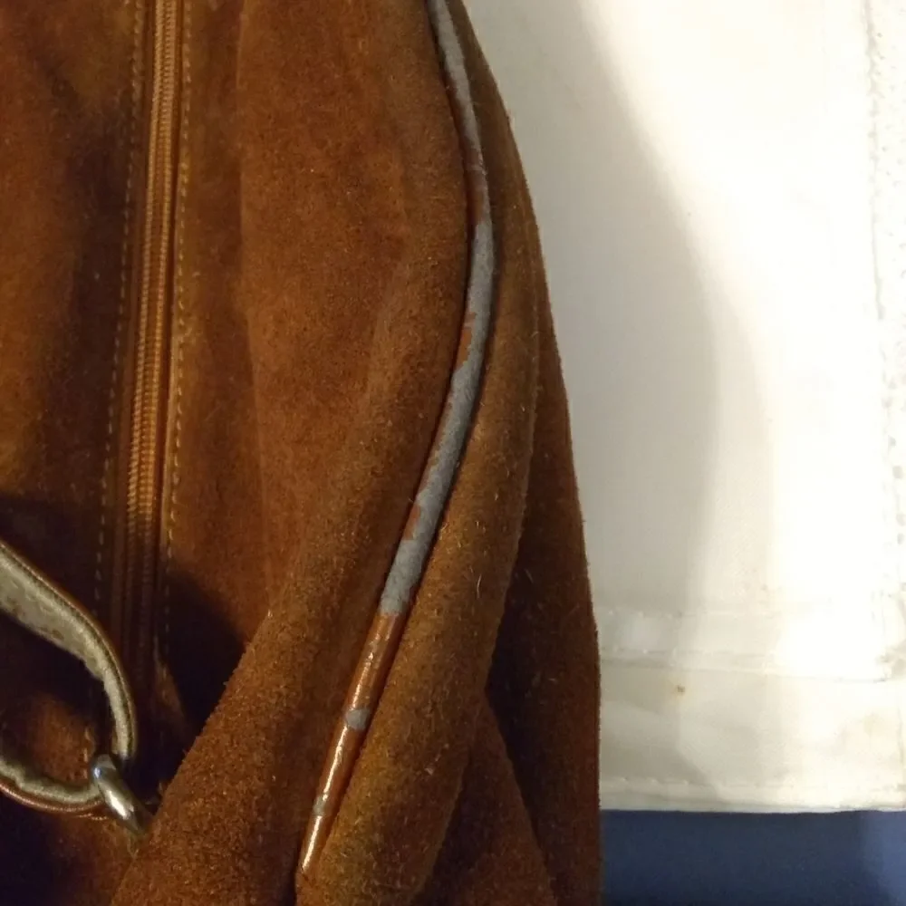 Vintage Celebrities brushed leather bag